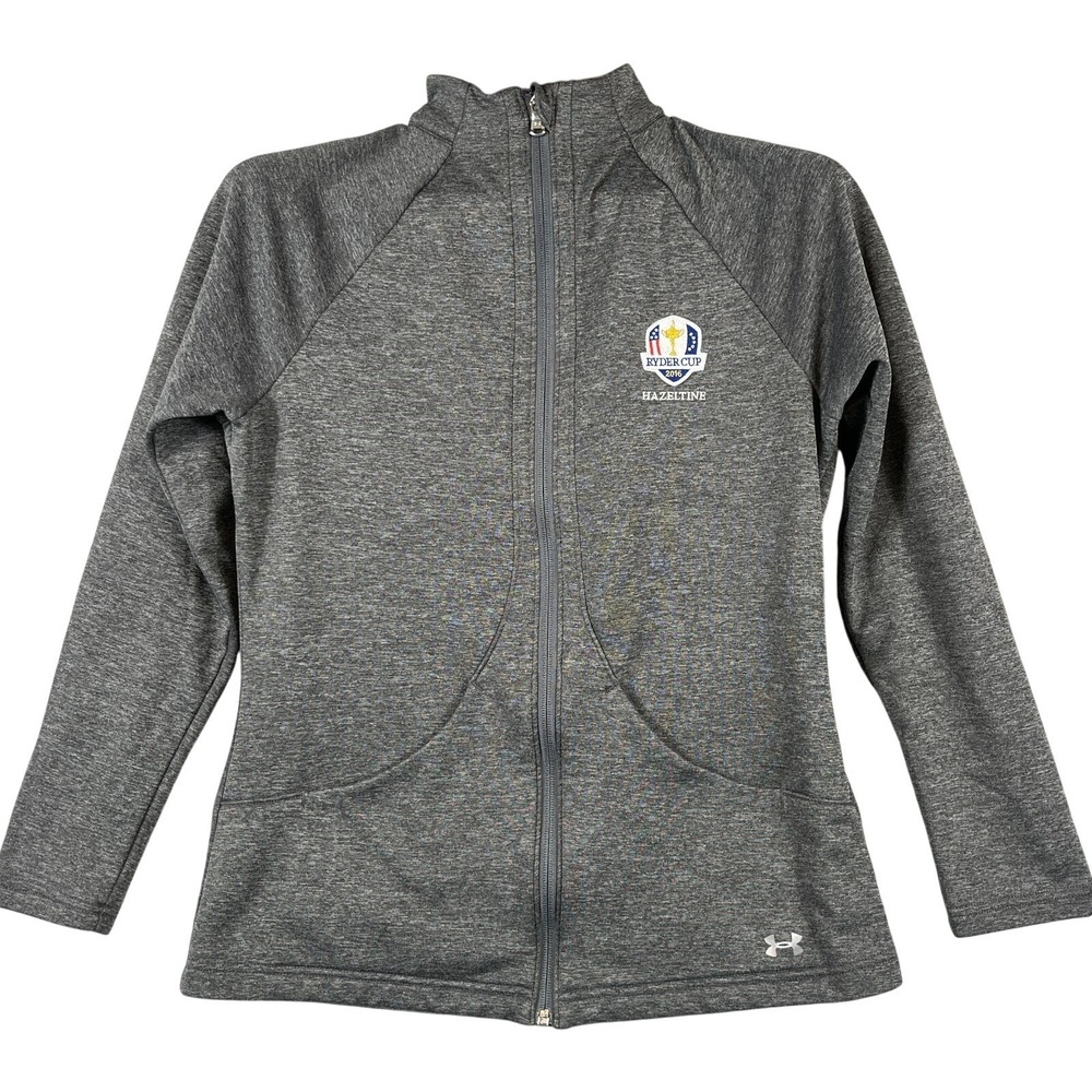 Under Armour Golf Womens M Ryder Cup 2016 Hazeltine Golf Full Zip Jacket Gray